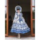 Bramble Rose Butterfly And Blue And White Porcelain One Piece(Reservation/2 Colours/Full Payment Without Shipping)